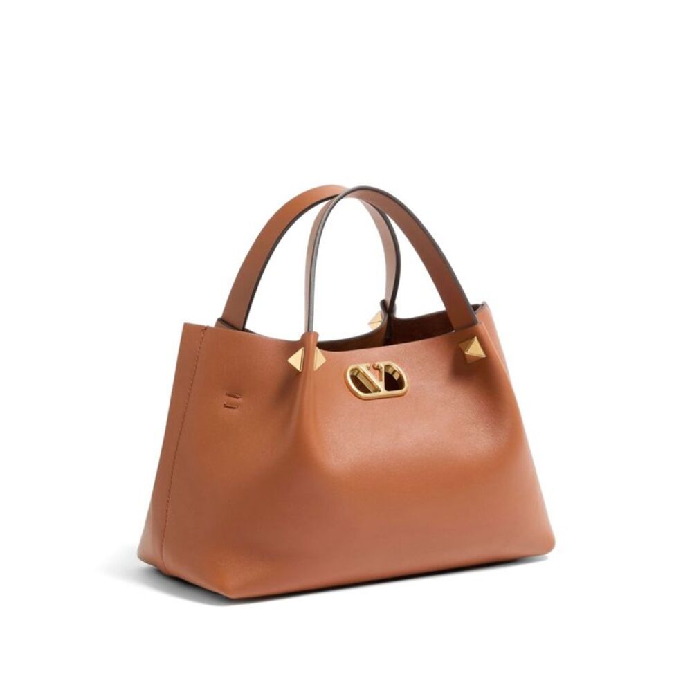 Valentino Garavani Women Vlogo Signature Small Leather Tote - Picture 4 of 7